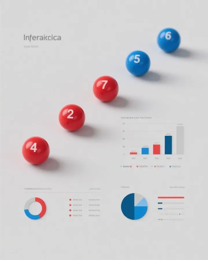 双色球号码与走势图示意